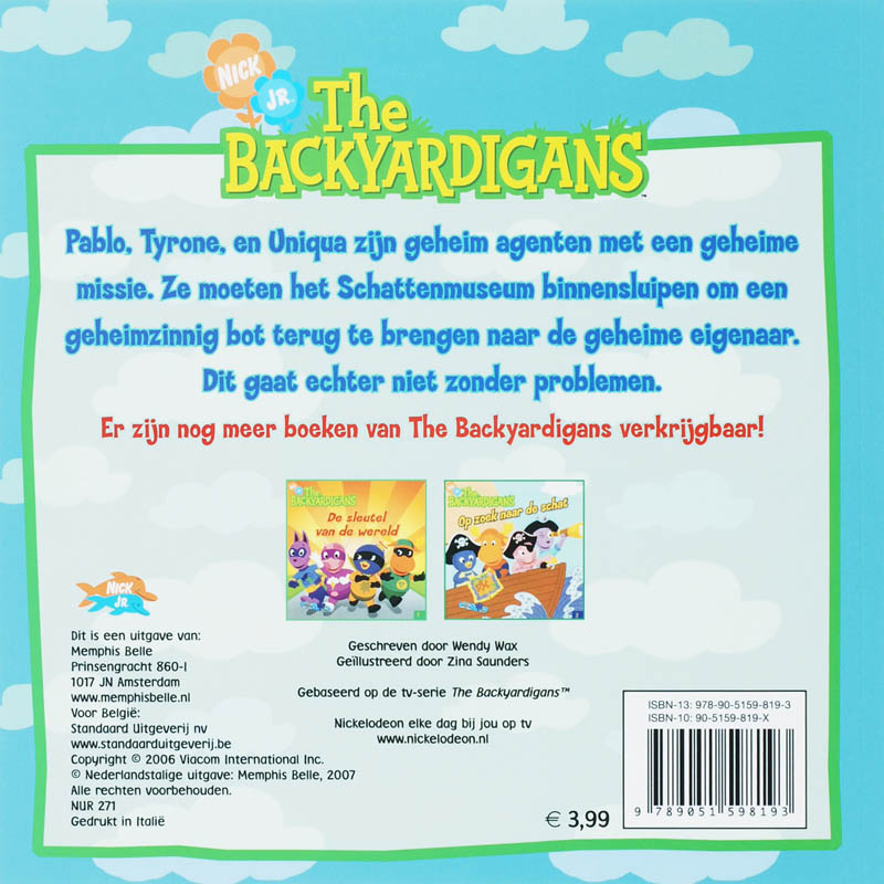 The Backyardigans / De geheime missie / The Backyardigans achterkant