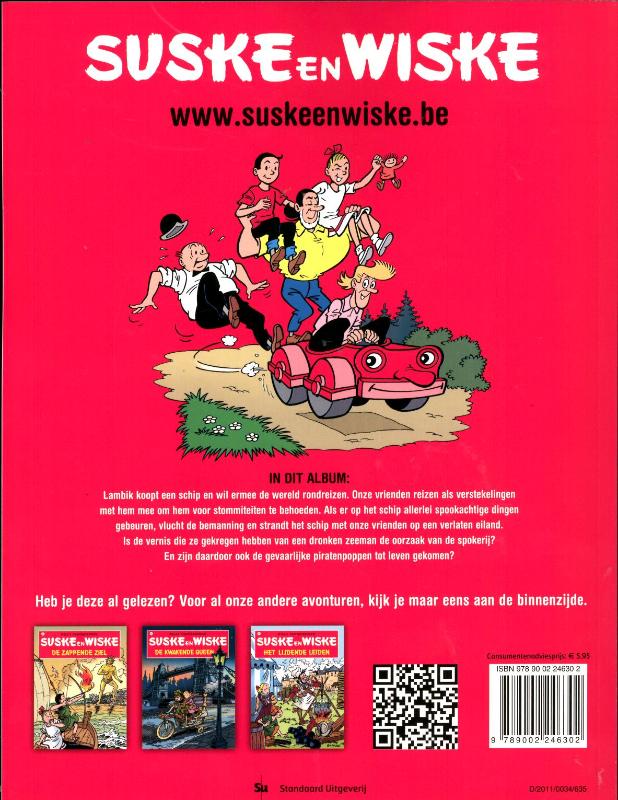 De geverniste zeerovers / Suske en Wiske / 120 achterkant