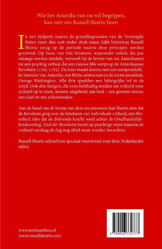 Lied der revolutie Lied der revolutie achterkant