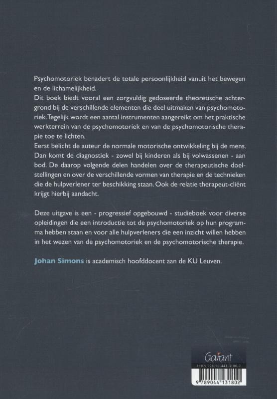 Introductie tot de psychomotoriek achterkant