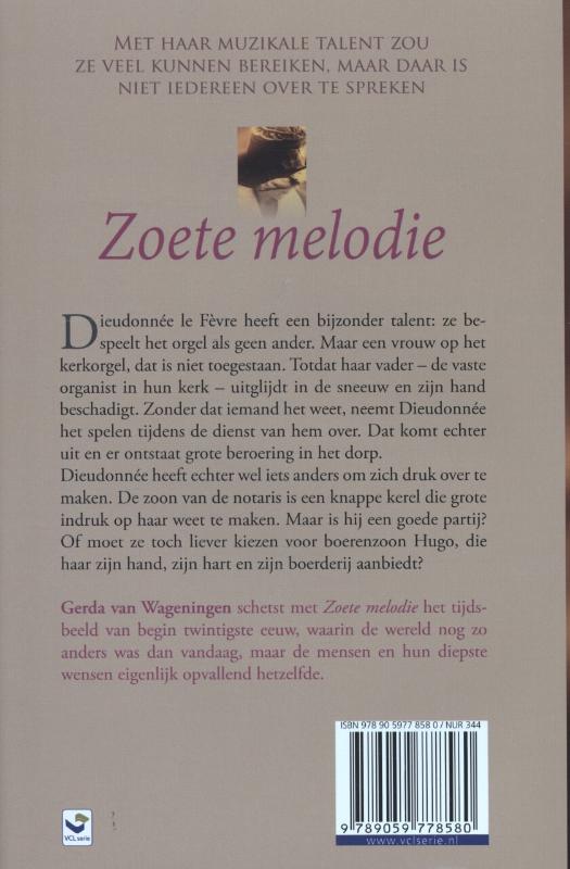 Zoete melodie / VCL-Serie achterkant