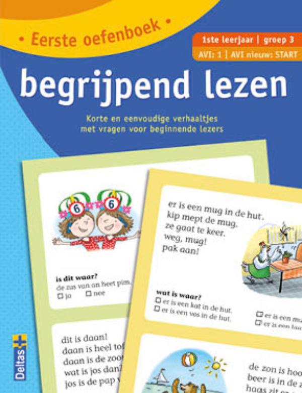 Eerste oefenboek begrijpend lezen 1ste leerjaar groep 3
