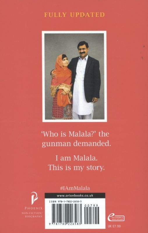 I am Malala achterkant
