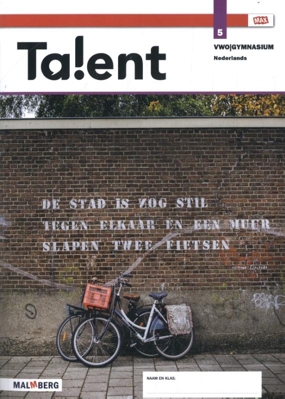 Talent 5 vwo/gymnasium Nederlands