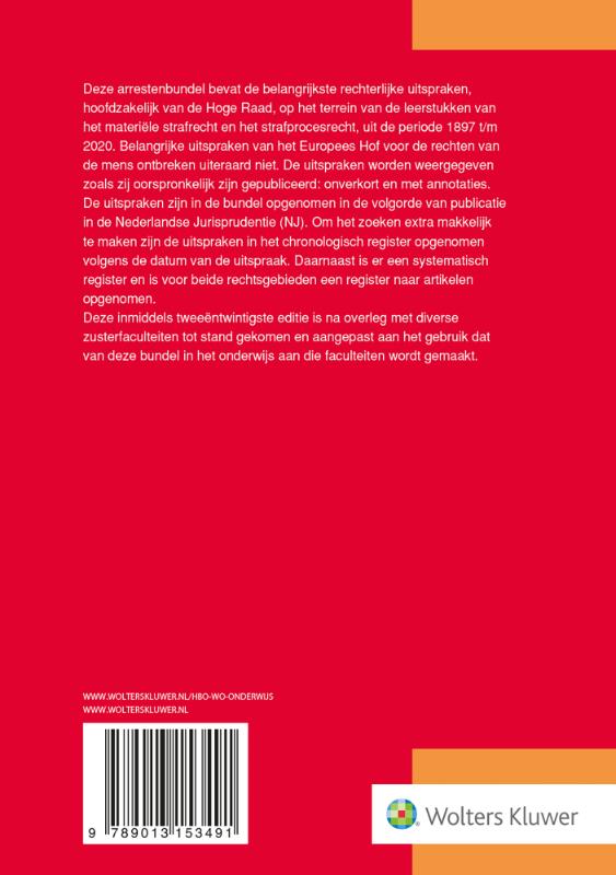 Arresten strafrecht/strafprocesrecht 2020 Arresten strafrecht/strafprocesrecht 2020 achterkant