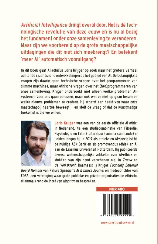 Onze kunstmatige toekomst achterkant