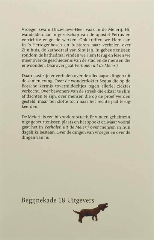 Verhalen uit de Meierij - J. Stehouwer achterkant