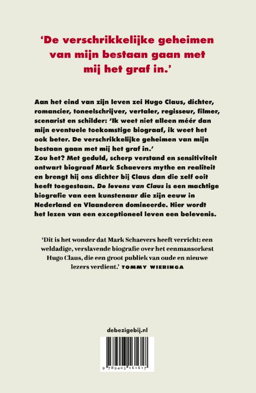 De levens van Claus achterkant