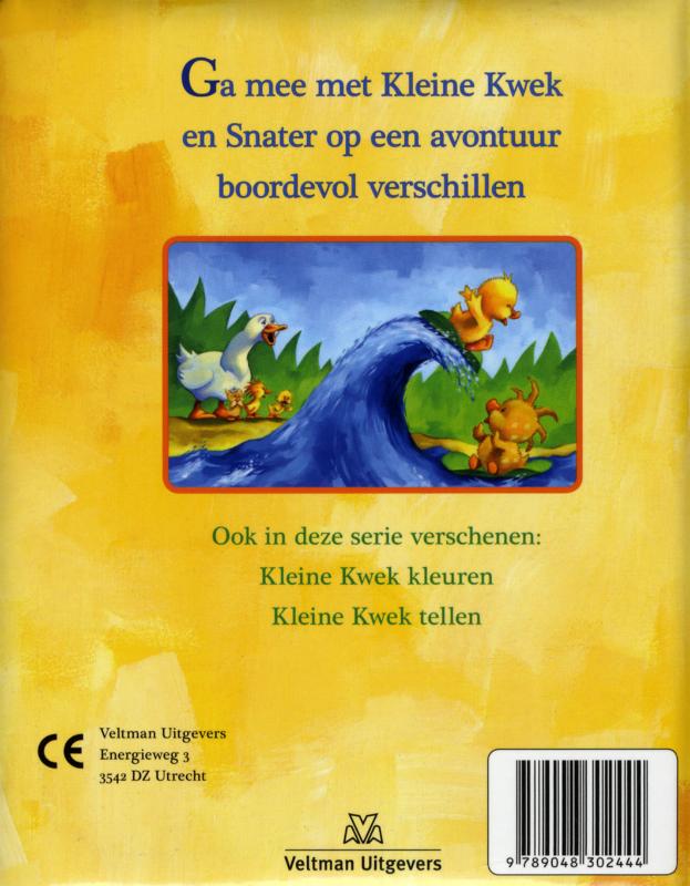 Kleine Kwek / Verschillen achterkant