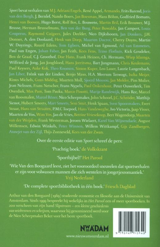 Sport Sport achterkant