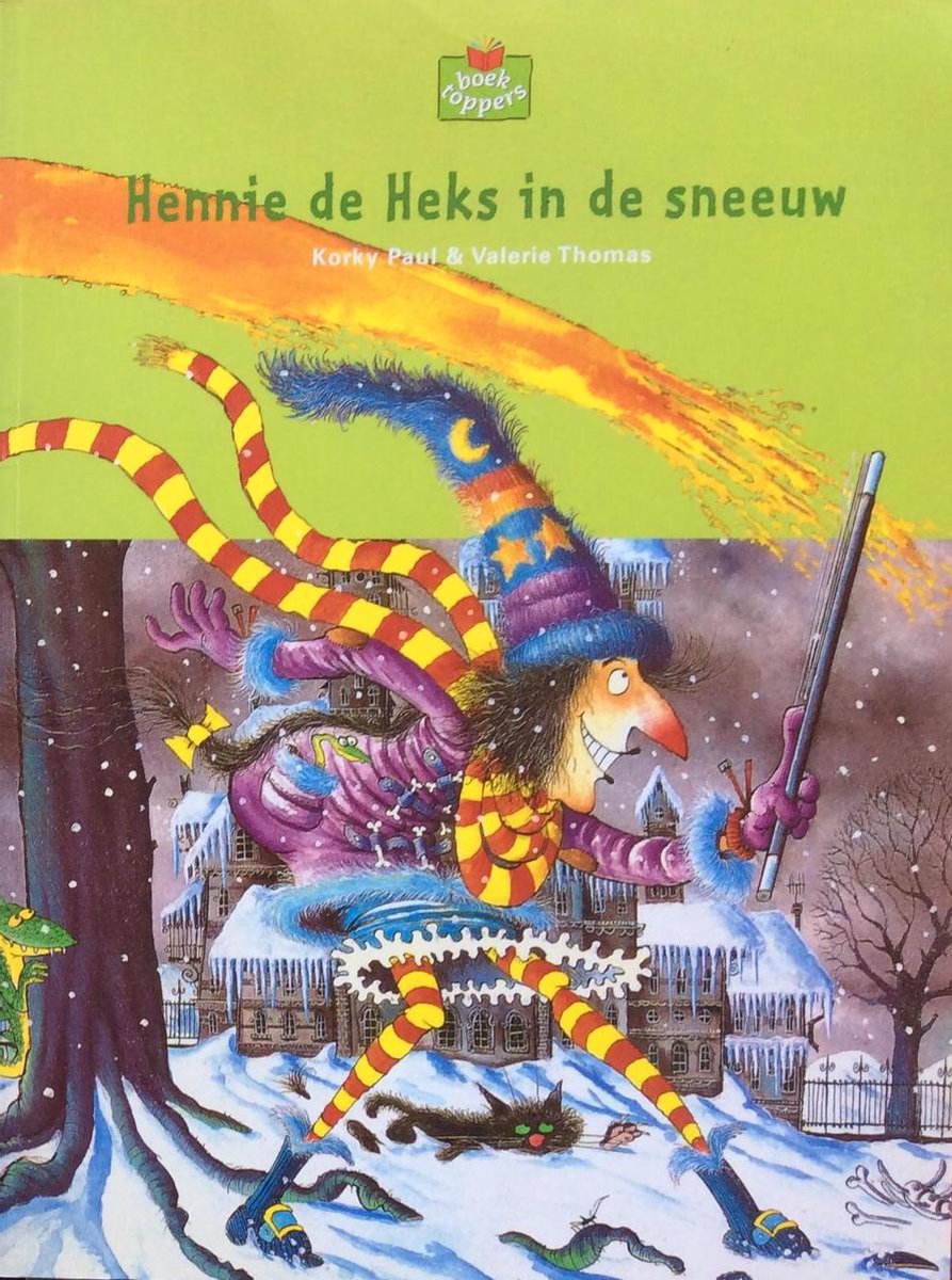 Hennie de Heks in de sneeuw / Boektoppers 2001 / Groep 1/2