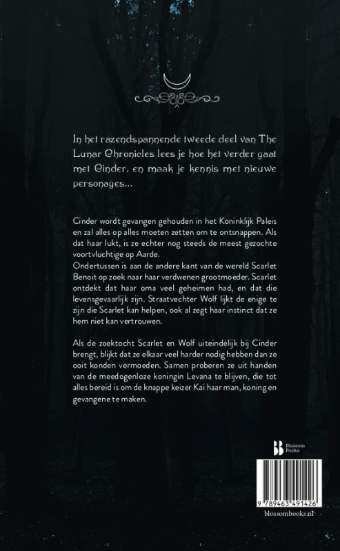 Scarlet / The Lunar Chronicles / 2 achterkant