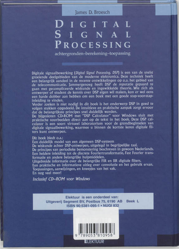 Digital Signal Processing achterkant