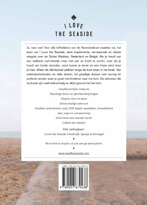 I Love The Seaside Noordzeekust / I Love the Seaside achterkant