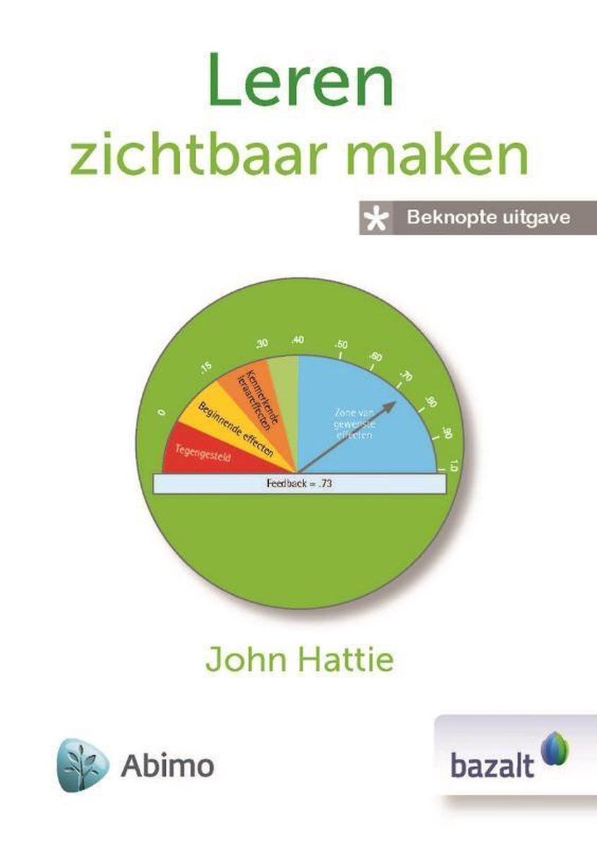 boekenbalie_9789461182036_cover Leren zichtbaar maken / Beknopte uitgave