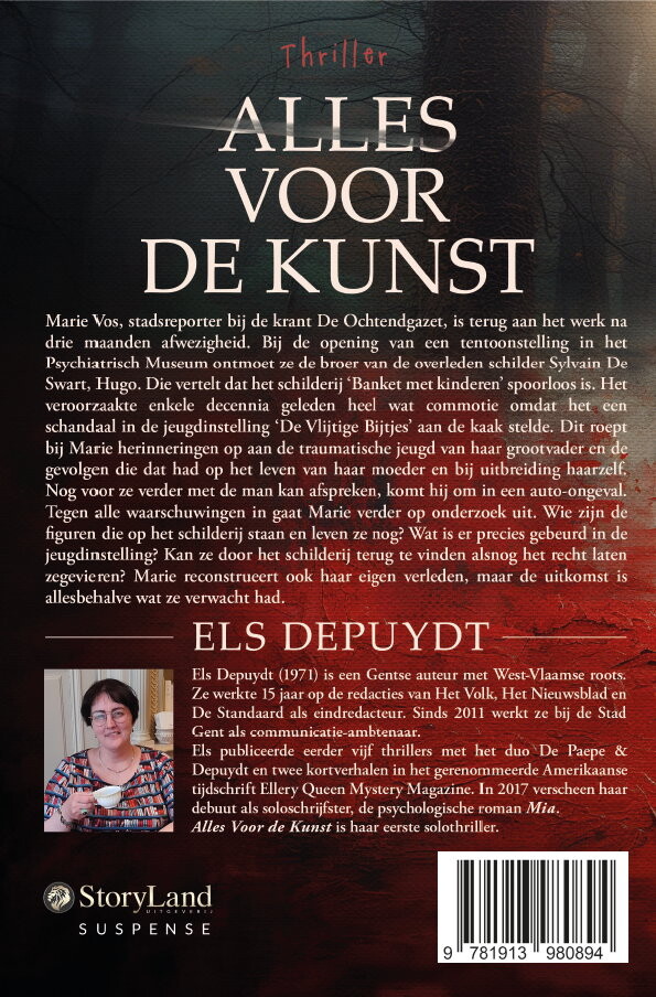 Alles voor de kunst achterkant