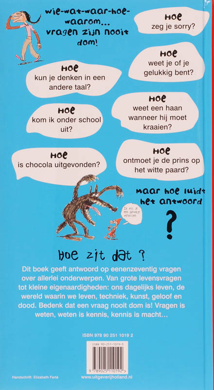 Het HOE ZIT DAT? boek achterkant