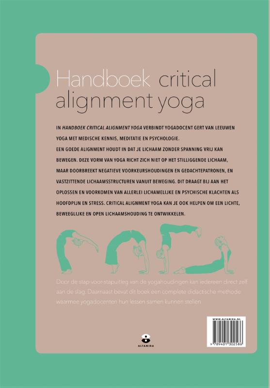 Handboek critical alignment yoga achterkant