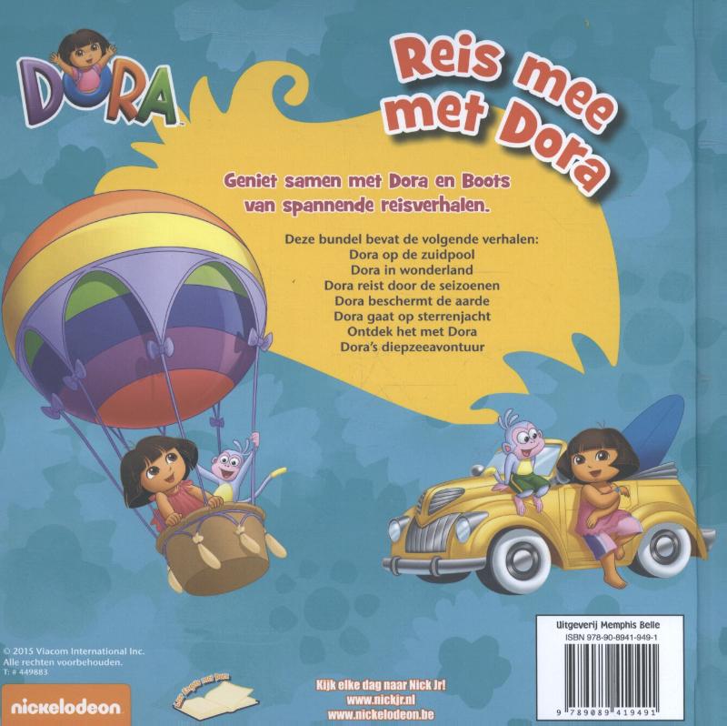 Reis mee met Dora / Dora achterkant