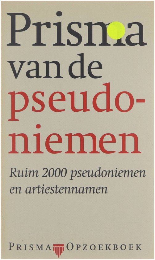 PRISMA VAN DE PSEUDONIEMEN