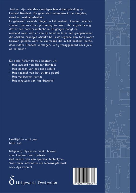 Het mysterie van het drakenei / Ridder Doerak / 5 achterkant