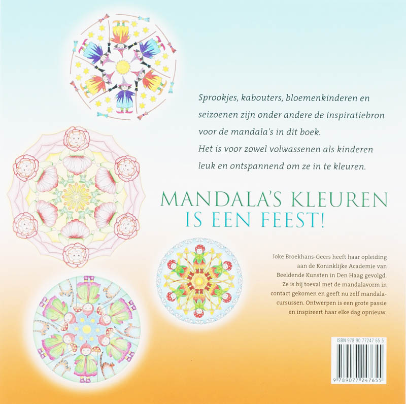Mandalakleurboek voor iedereen achterkant