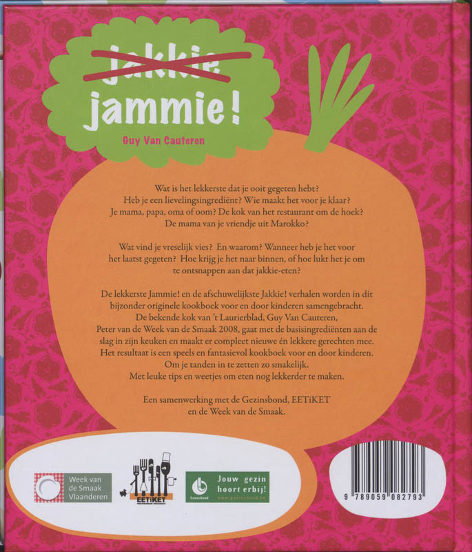 Jakkie / jammie achterkant