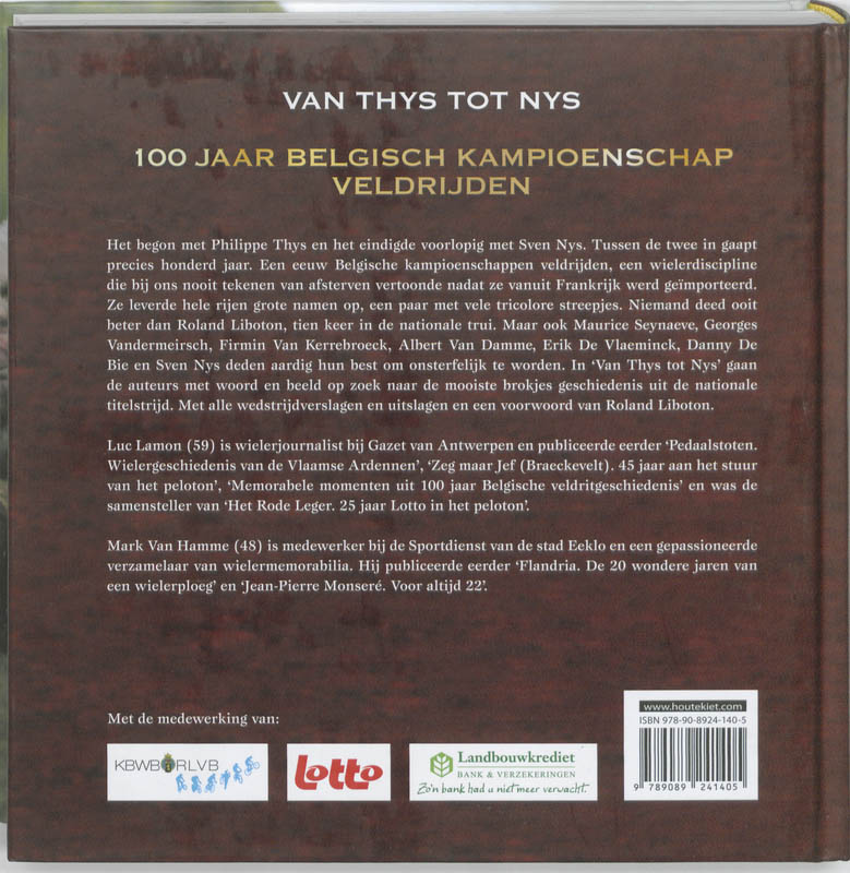 Van Thys tot Nys achterkant