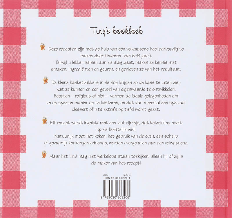 Tiny's kookboek / Koekjes en gebak / Tiny diversen achterkant