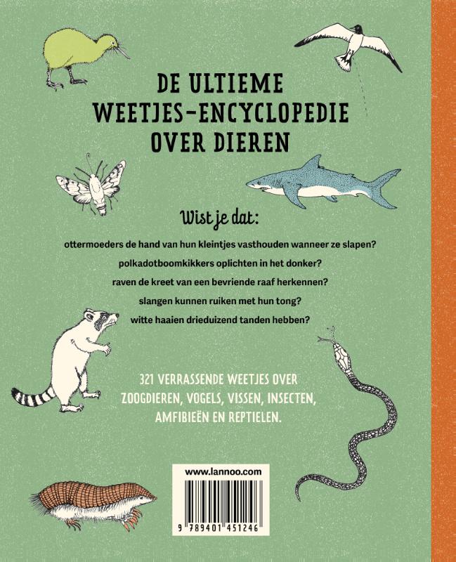 321 superslimme dingen die je moet weten over dieren / 321 - de leukste weetjesboeken 321 superslimme dingen die je moet weten over dieren / 321 - de leukste weetjesboeken achterkant