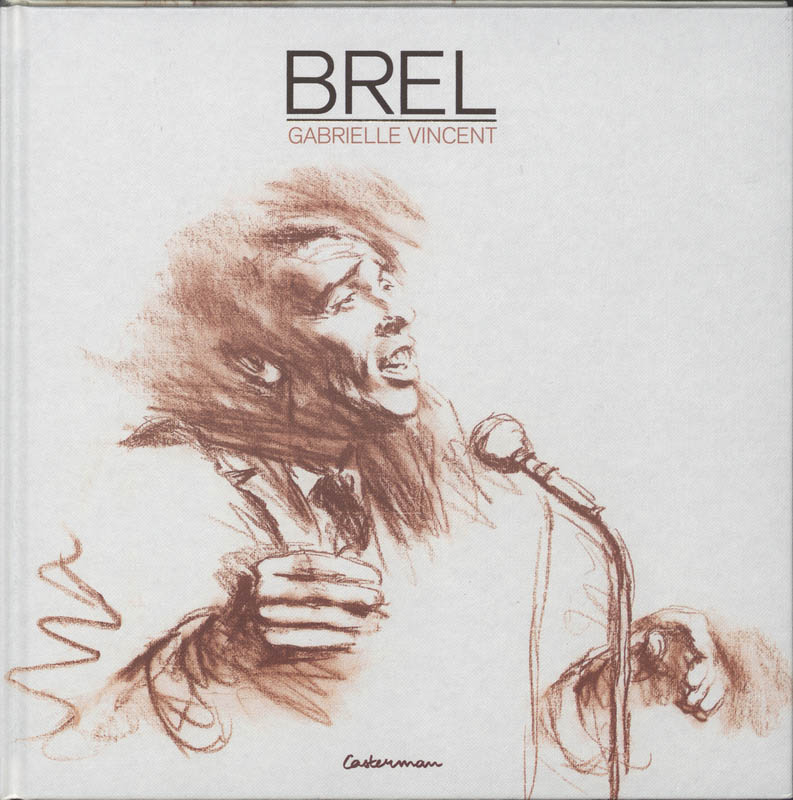 Prenten/schetsboek  Jacques Brel