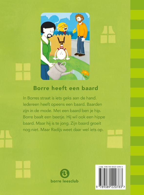 Borre heeft een baard / De Gestreepte Boekjes achterkant