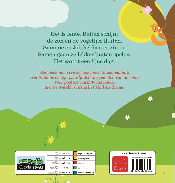 Sammie in de lente / Sammie achterkant