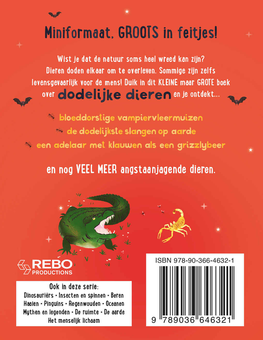 Het kleine maar grote boek over dodelijke dieren / Het kleine maar grote boek over... achterkant