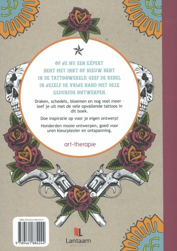 KLEURBOEK : TATTOOS KLEUREN achterkant