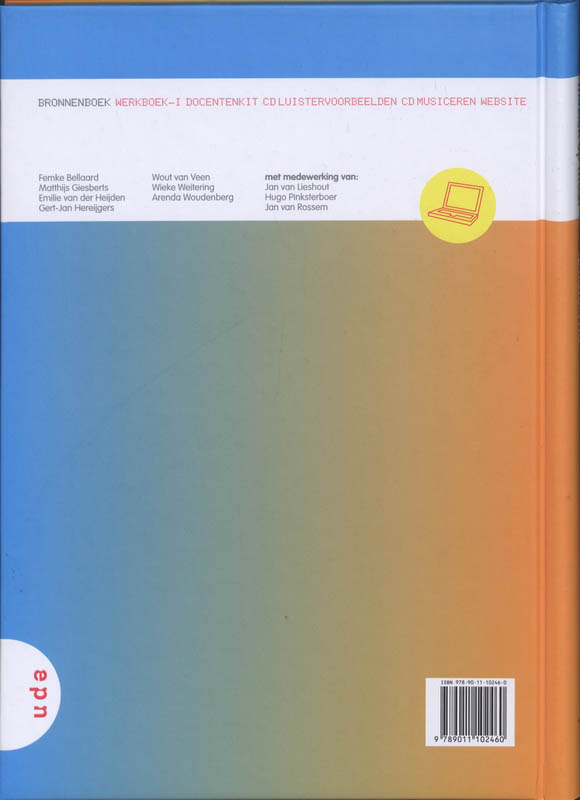 Muziek op Maat / 2 Havo/vwo / deel Bronnenboek achterkant