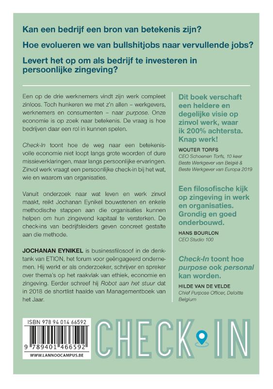 Check-in achterkant