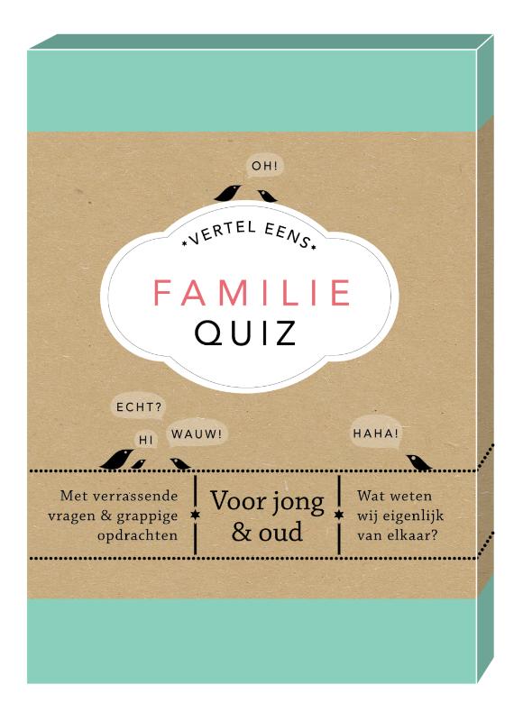 Vertel eens - Familie Quiz - vragenspel
