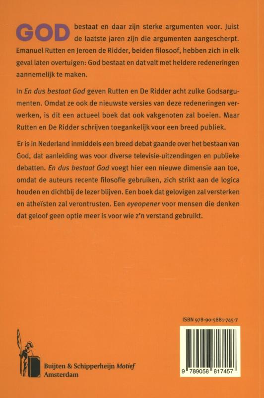 En dus bestaat God achterkant