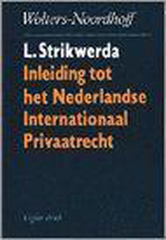 Inleiding Nederlands internat privaatrecht