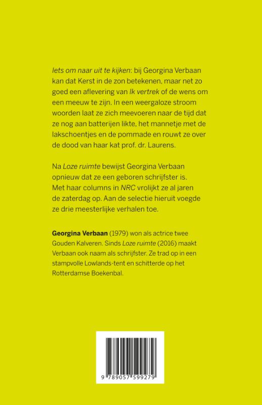 Iets om naar uit te kijken achterkant