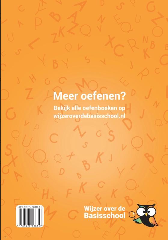 groep 7/8 / Werkwoordspelling / Oefenboek / Oefenboek Spelling achterkant