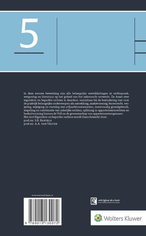 Eigendom en beperkte rechten / Asser-serie / 5 achterkant