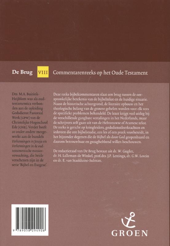 Jesaja / De Brug / 8 Jesaja / De Brug / 8 achterkant