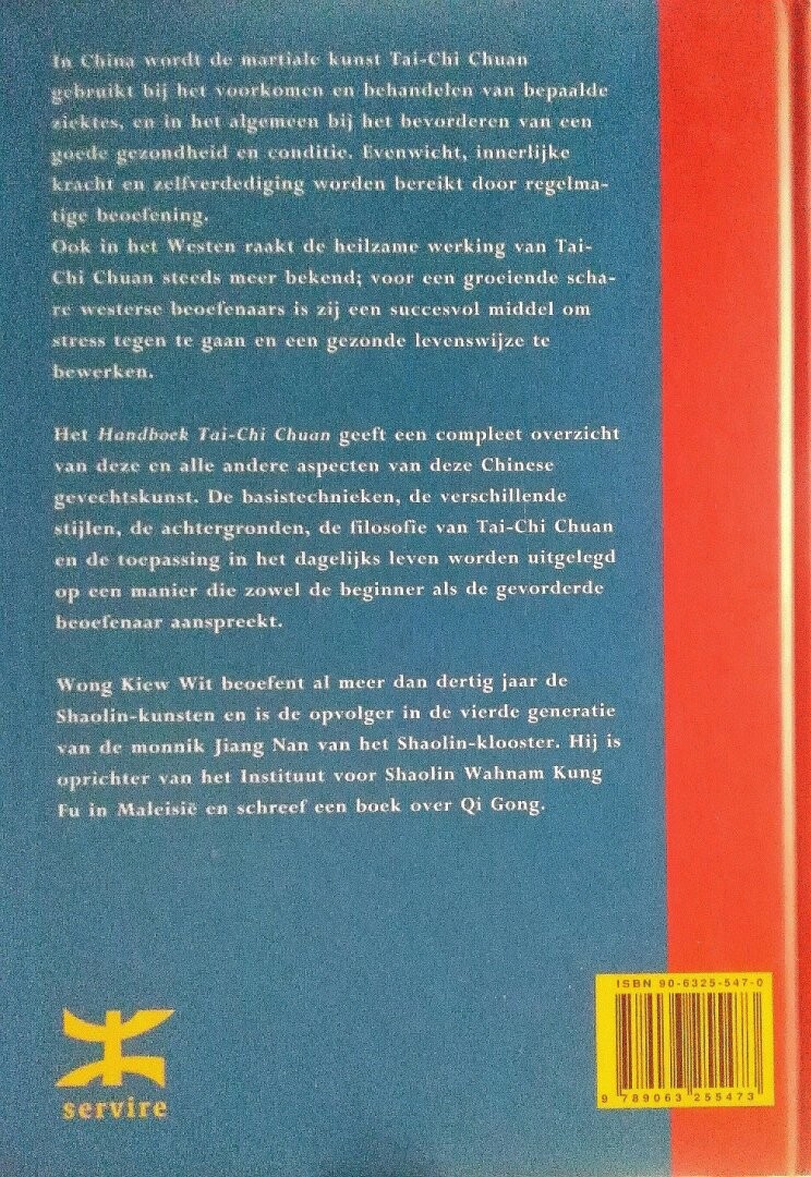 HANDBOEK TAI CHI CHUAN achterkant