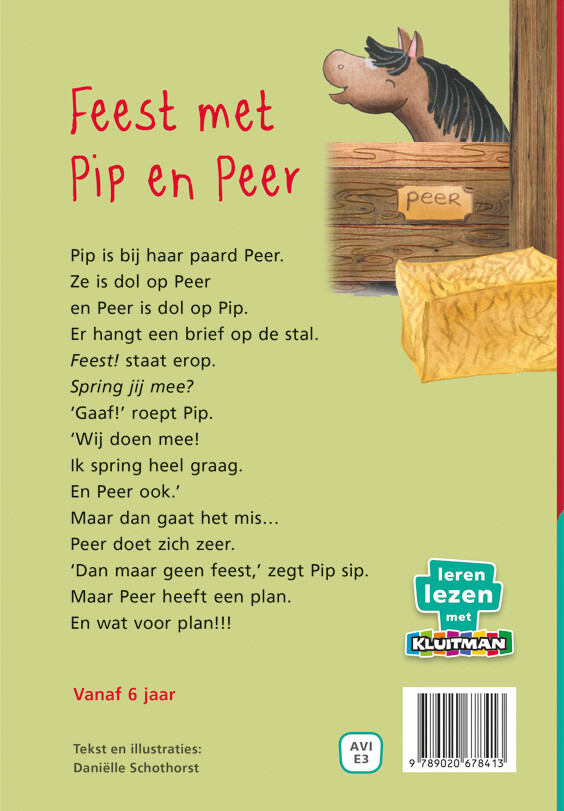 Feest met Pip en Peer / Pip en Peer achterkant