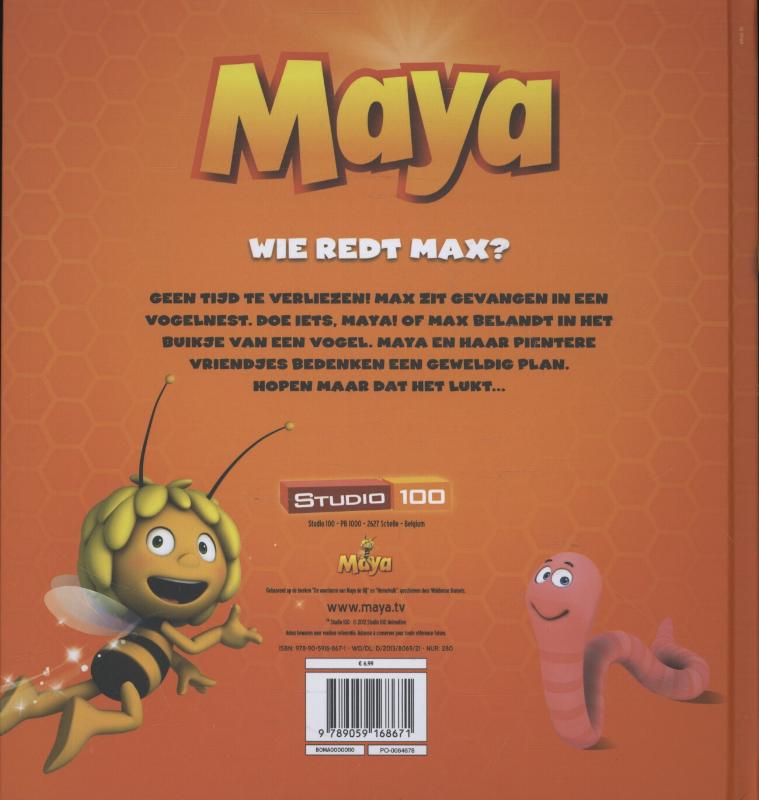 Wie redt Max? / Maya achterkant