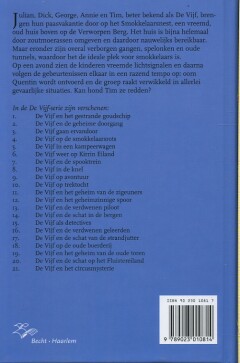 De Vijf 4 op de smokkelaarsrots / De Vijf serie / 4 achterkant