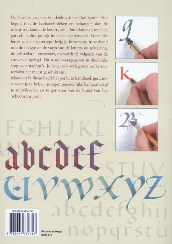 Basiscursus kalligrafie achterkant