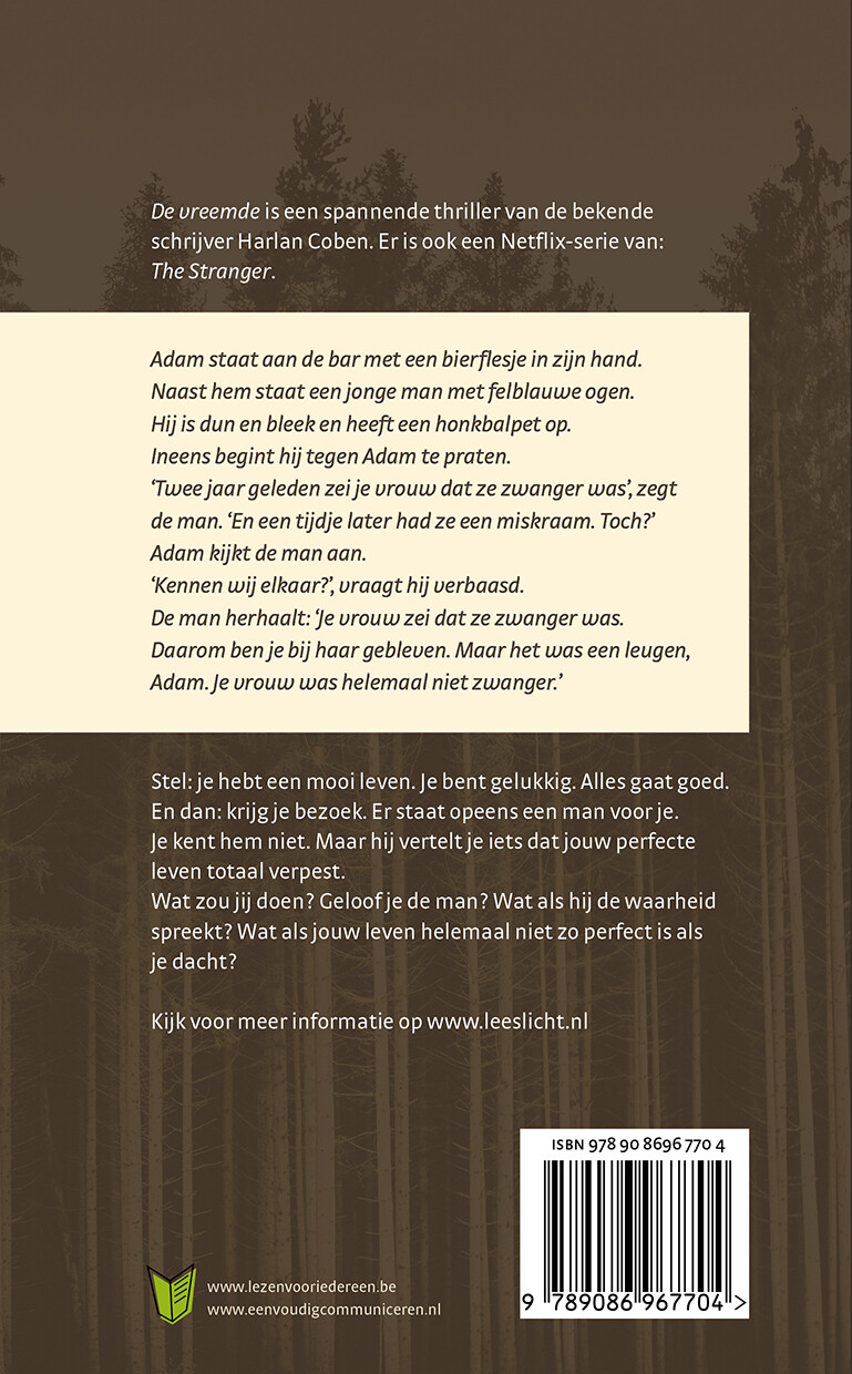 De vreemde / Leeslicht achterkant